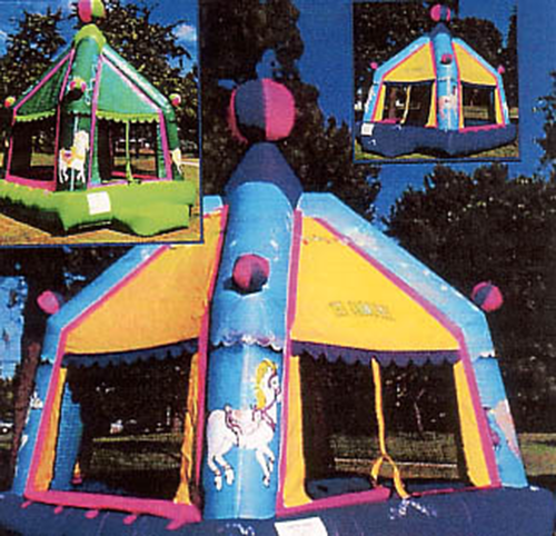 Carosel Moonwalk Bounce Houses