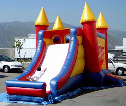 Castle Moon Bouncer Slide combination