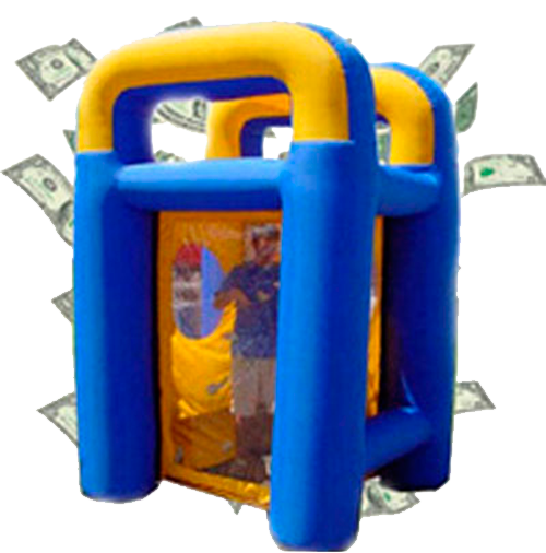 Money Machine makes money blow around you while you try to catch as much as you can